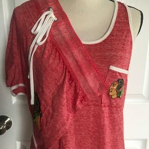 Chicago Blackhawks Pajama Set! Women's Size Large Brand New